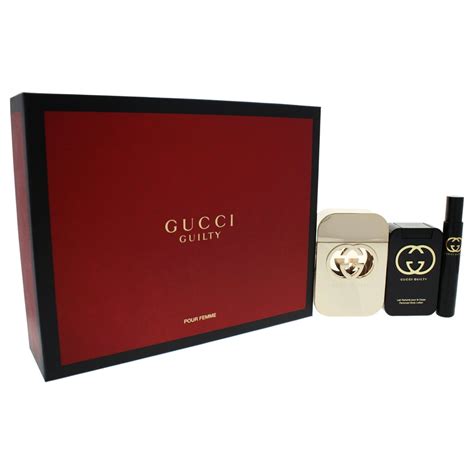 gucci guikty box set women|gucci guilty perfume for women.